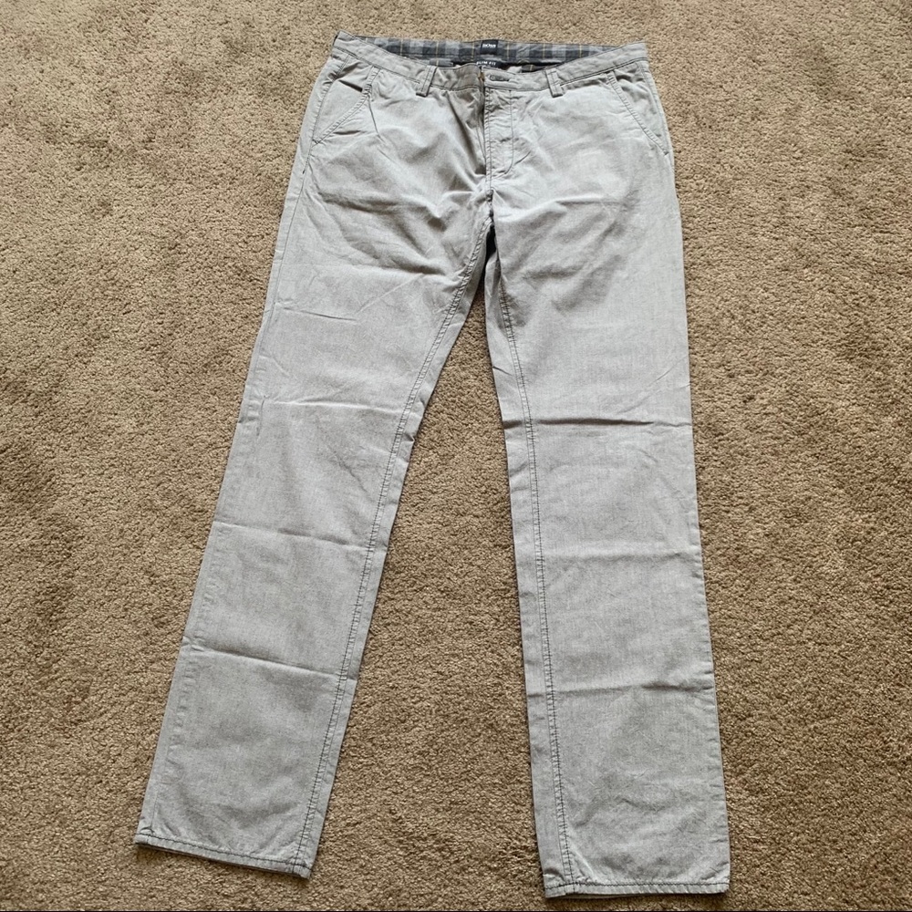 Hugo boss-grey alim fit cotton pants